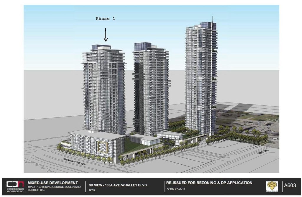 Rendering of Teen Shen And Condo Projects Phases