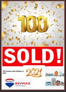 100 homes sold